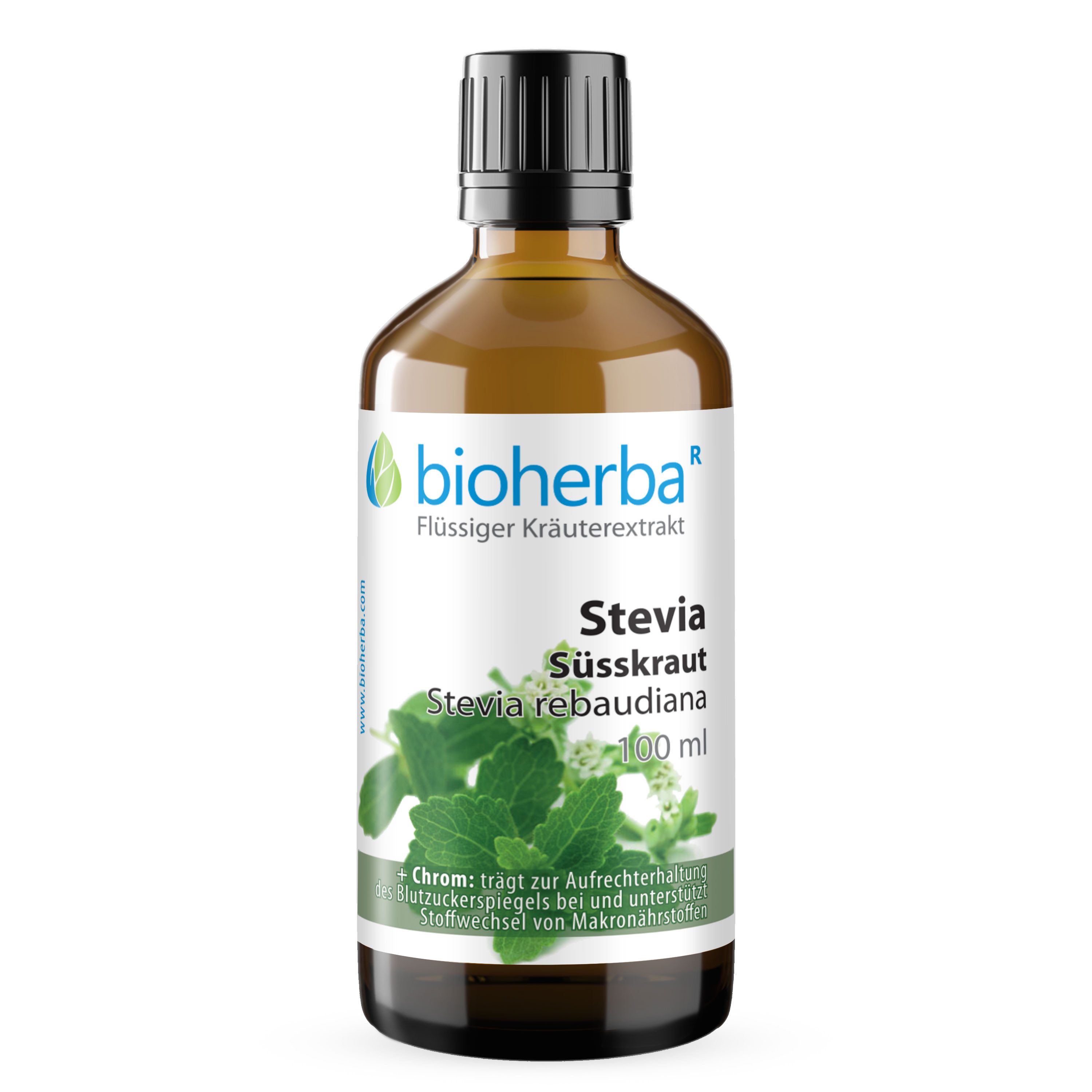 BIOHERBA R Bioherba Stevia Süsskraut Stevia rebaudiana Tropfen Tinktur 100 ml Tropfen, 1 er