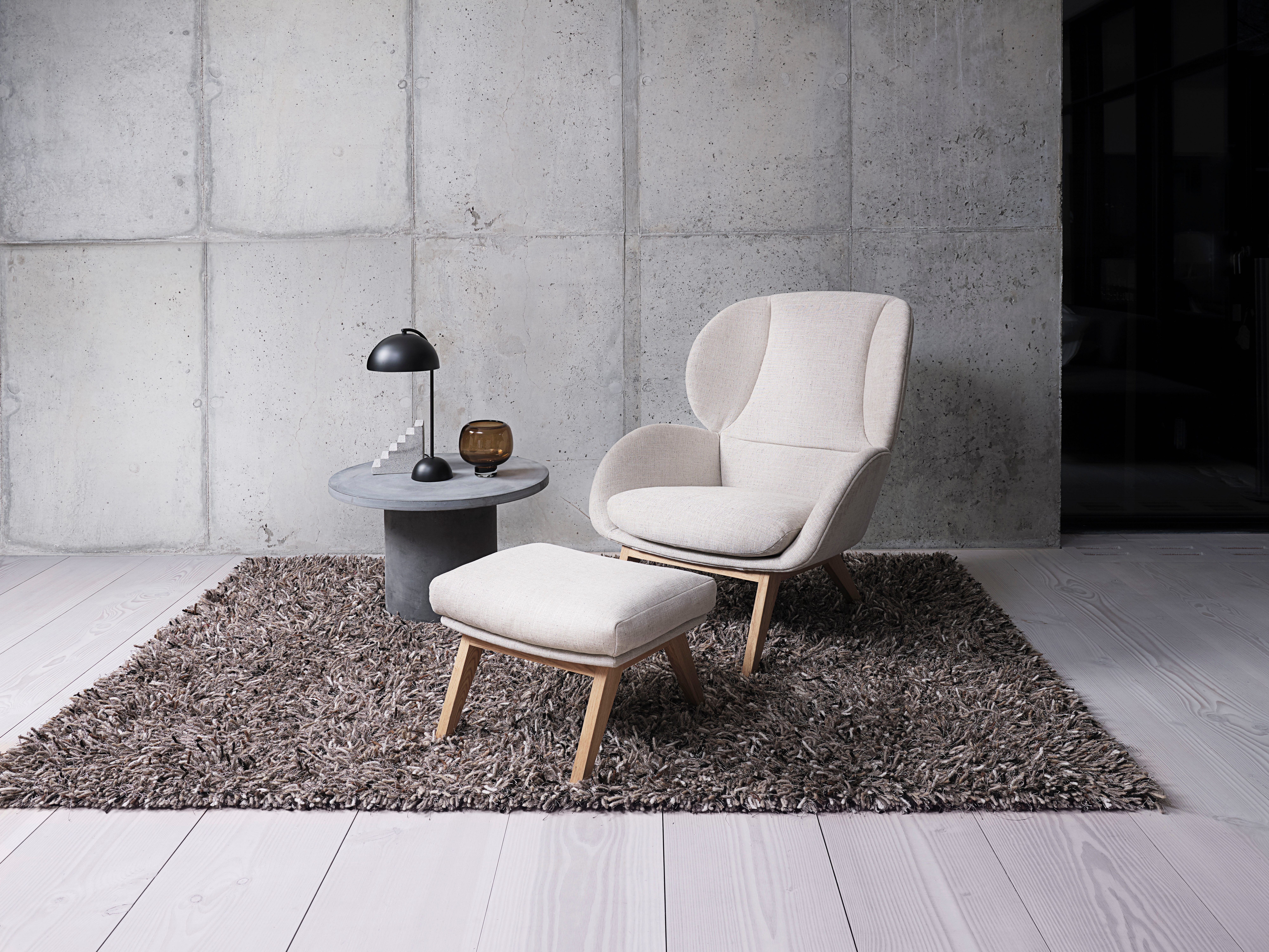 FLEXLUX Кресла Adria, Stil & Komfort, organische Form, Fuß Eiche