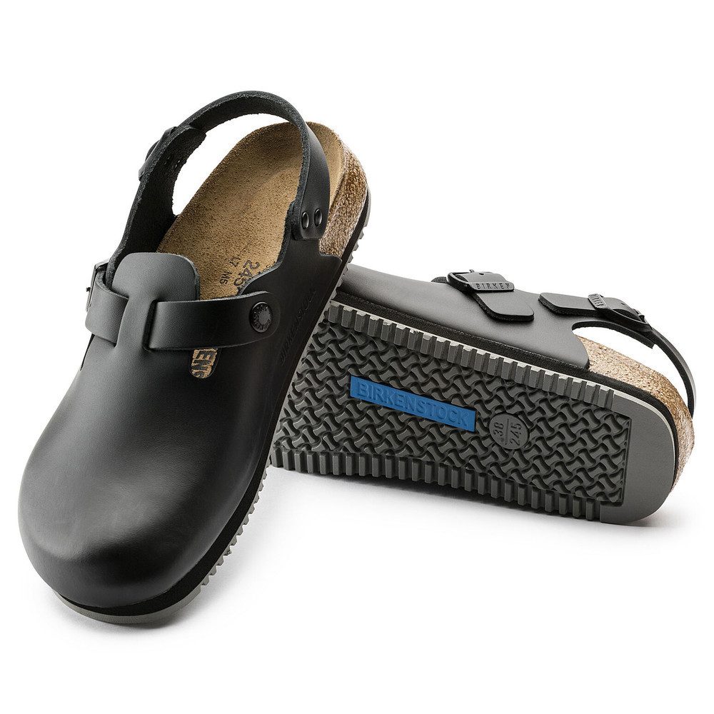 Birkenstock Clog Tokio Super Grip, Naturleder, schwarz Pantolette – Bild 2 von 5