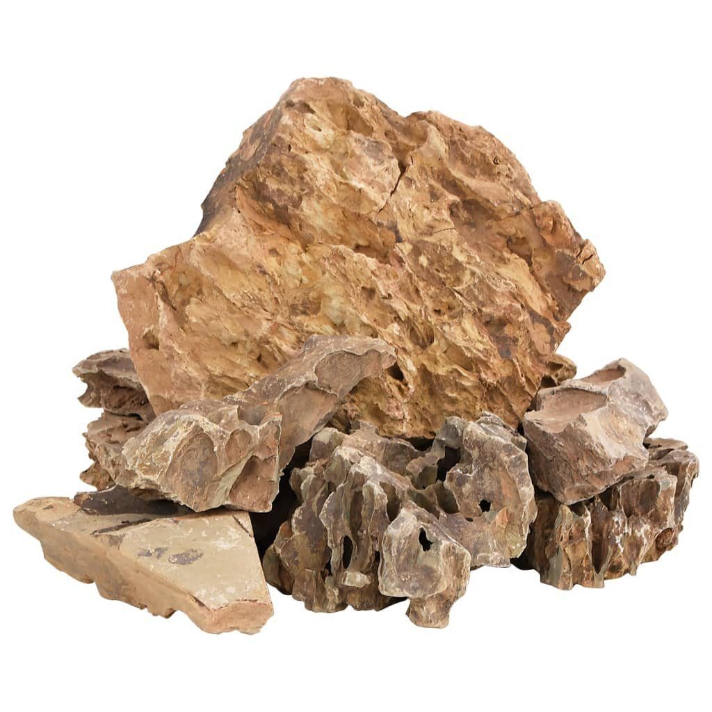 vidaXL Aquariendeko Drachensteine 10 kg Braun 5-30 cm