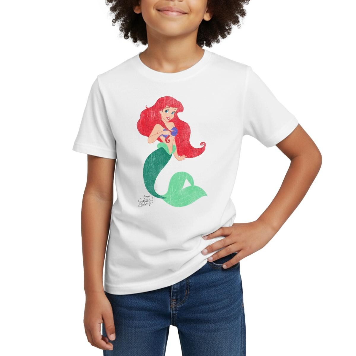 Spreadshirt T-Shirt Arielle Vintage Look Kinder T-Shirt (1-tlg)