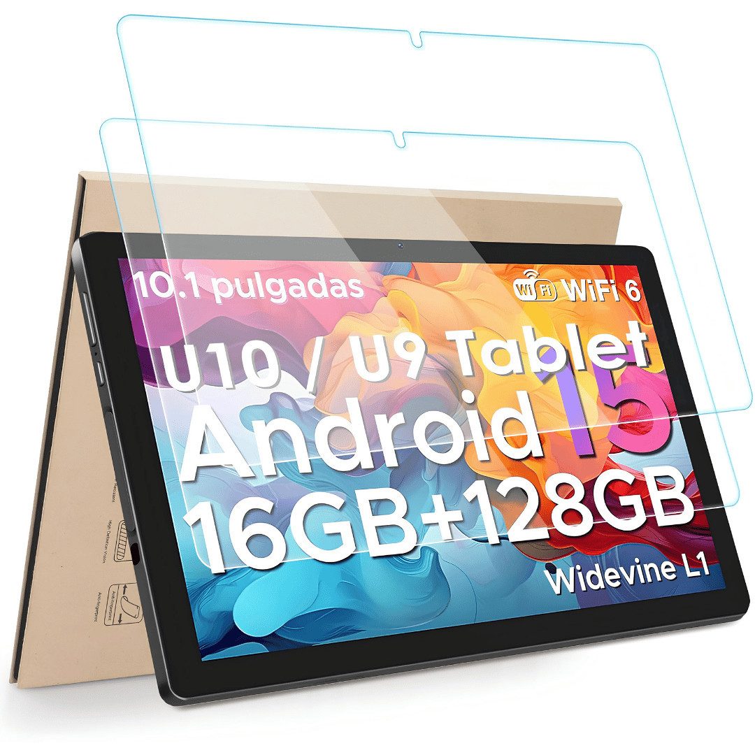 SmartUP Displayschutzglas für Doogee U10 10" Display Panzerfolie Hartglas Cover Full Screen 9H für Doogee U10