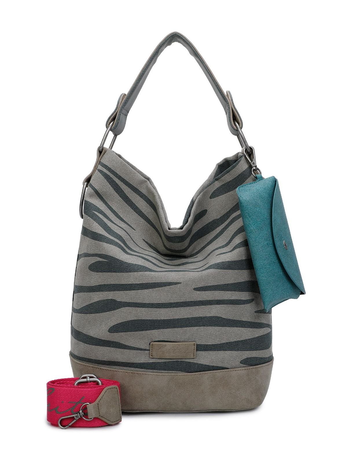 Fritzi aus Preußen Schultertasche Izzy07 Olga Hobo Bag (Set, 2-tlg) günstig online kaufen