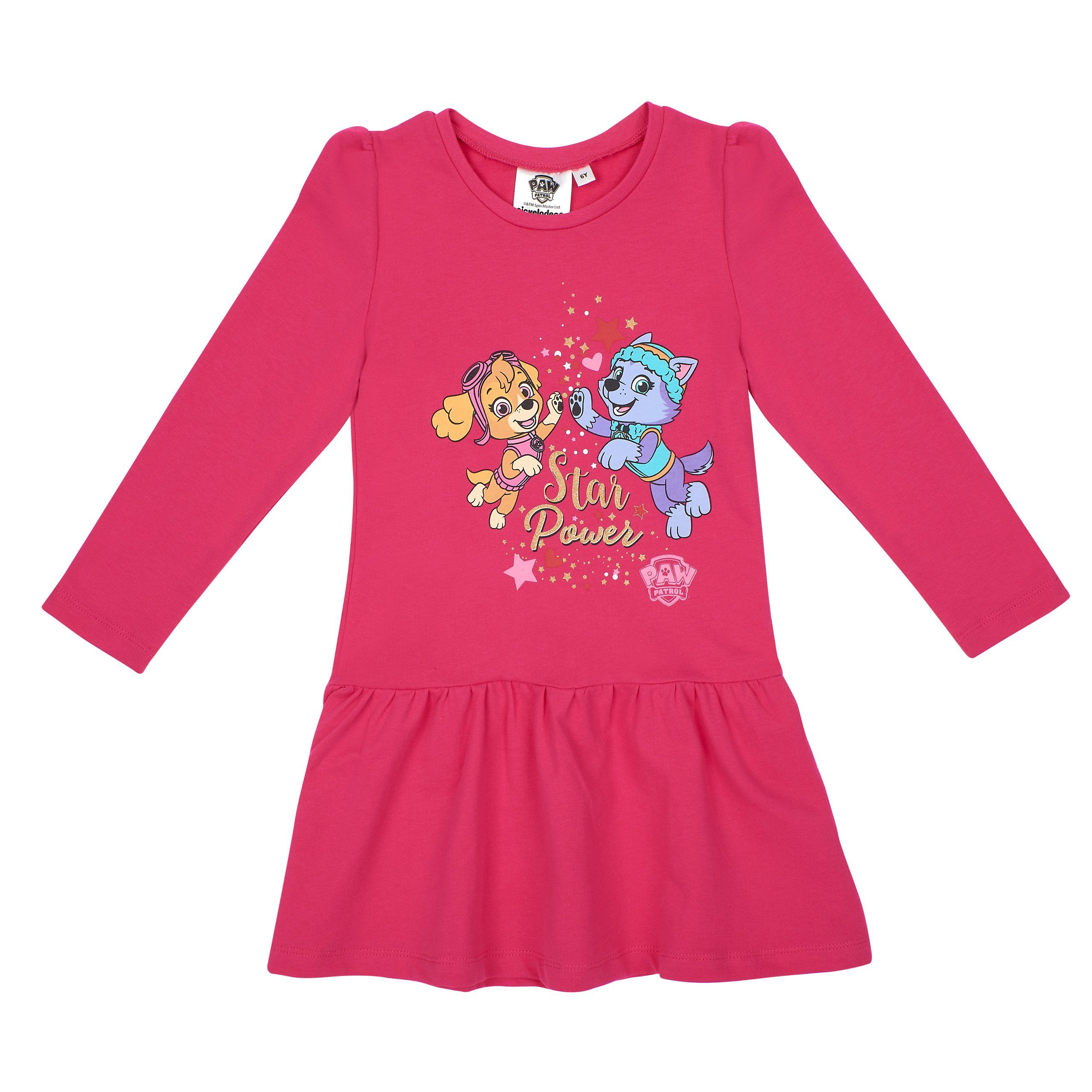 PAW PATROL Jerseykleid PAW PATROL Mädchen Kleid