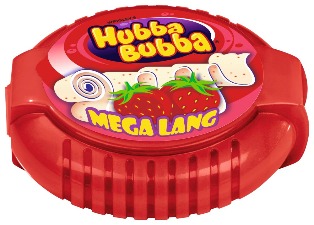 Mars GmbH Süßigkeit HUBBA BUBBA Rolle Mega Lang Erdbeere 12x1
