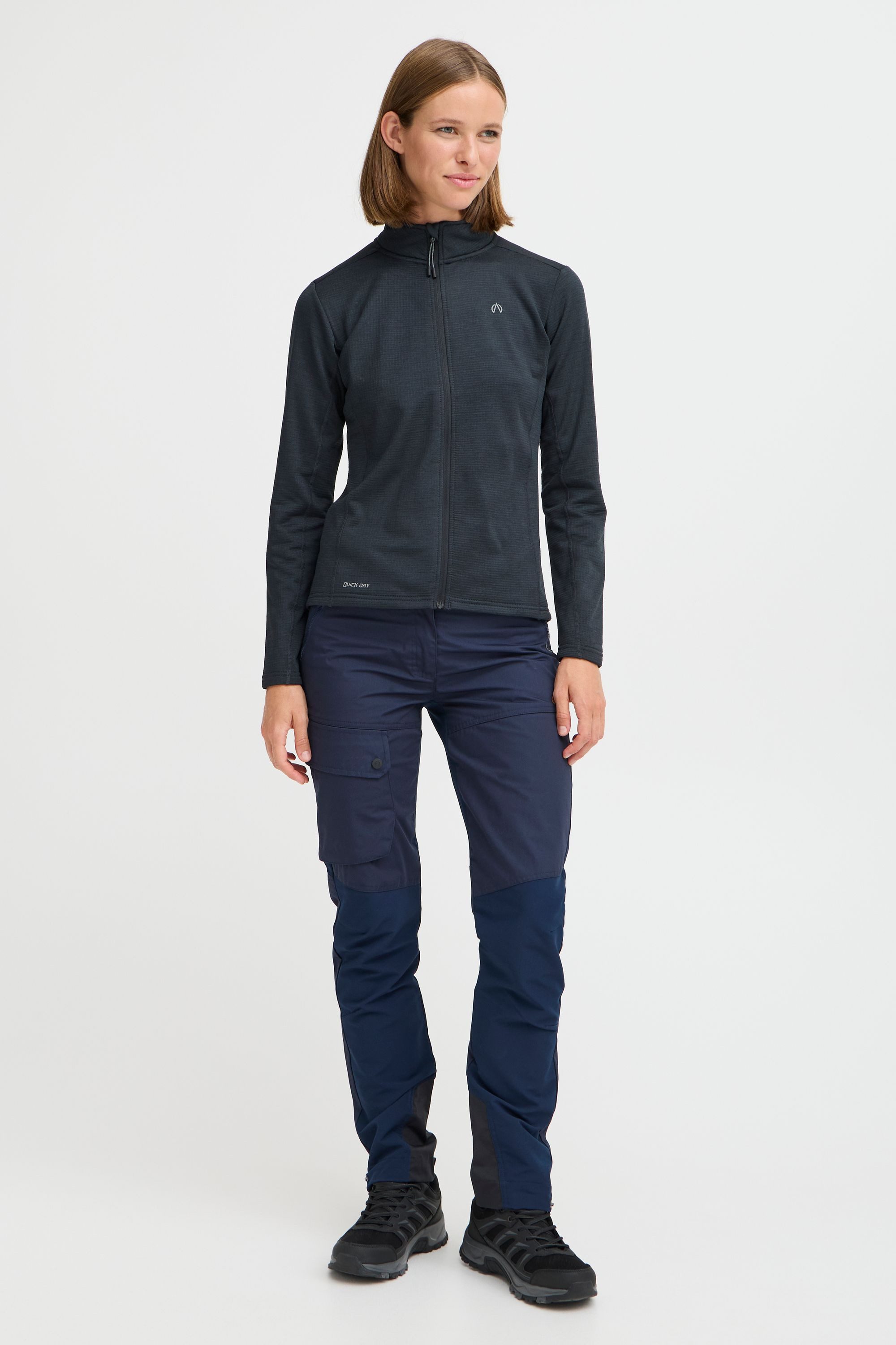 North Bend Funktionsjacke NBKaja W Sportliche Funktionsjacke mit Stehkragen