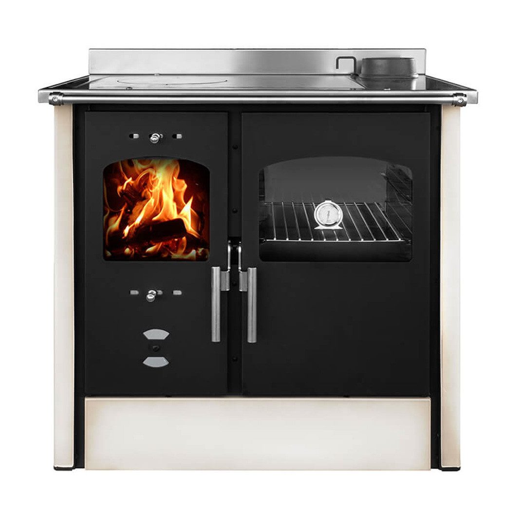 Lincar Kaminofen Küchenofen Lincar Omega cappuccino, 8,4 kW