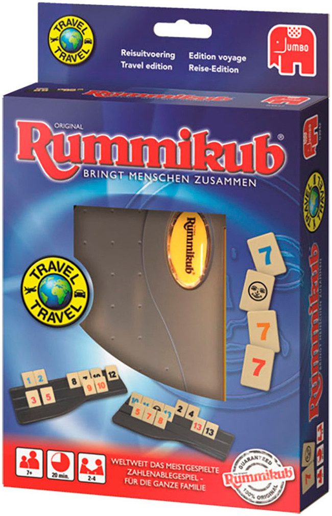 Jumbo Spiele Spiel Rummikub Reise im Etui, Reisespiel