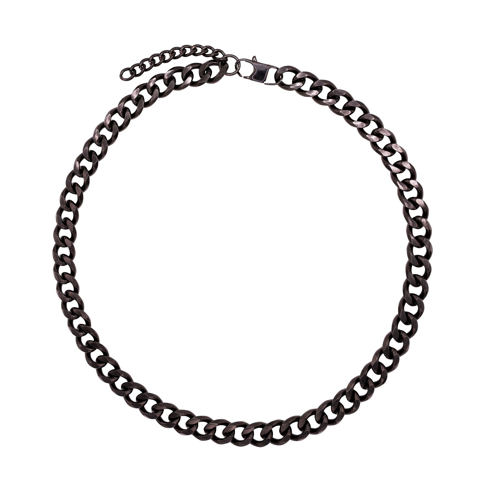 Heideman Collier Tommy ohne Anhänger schwarz farben Geschenkverpackung), Männer Halskette (inkl