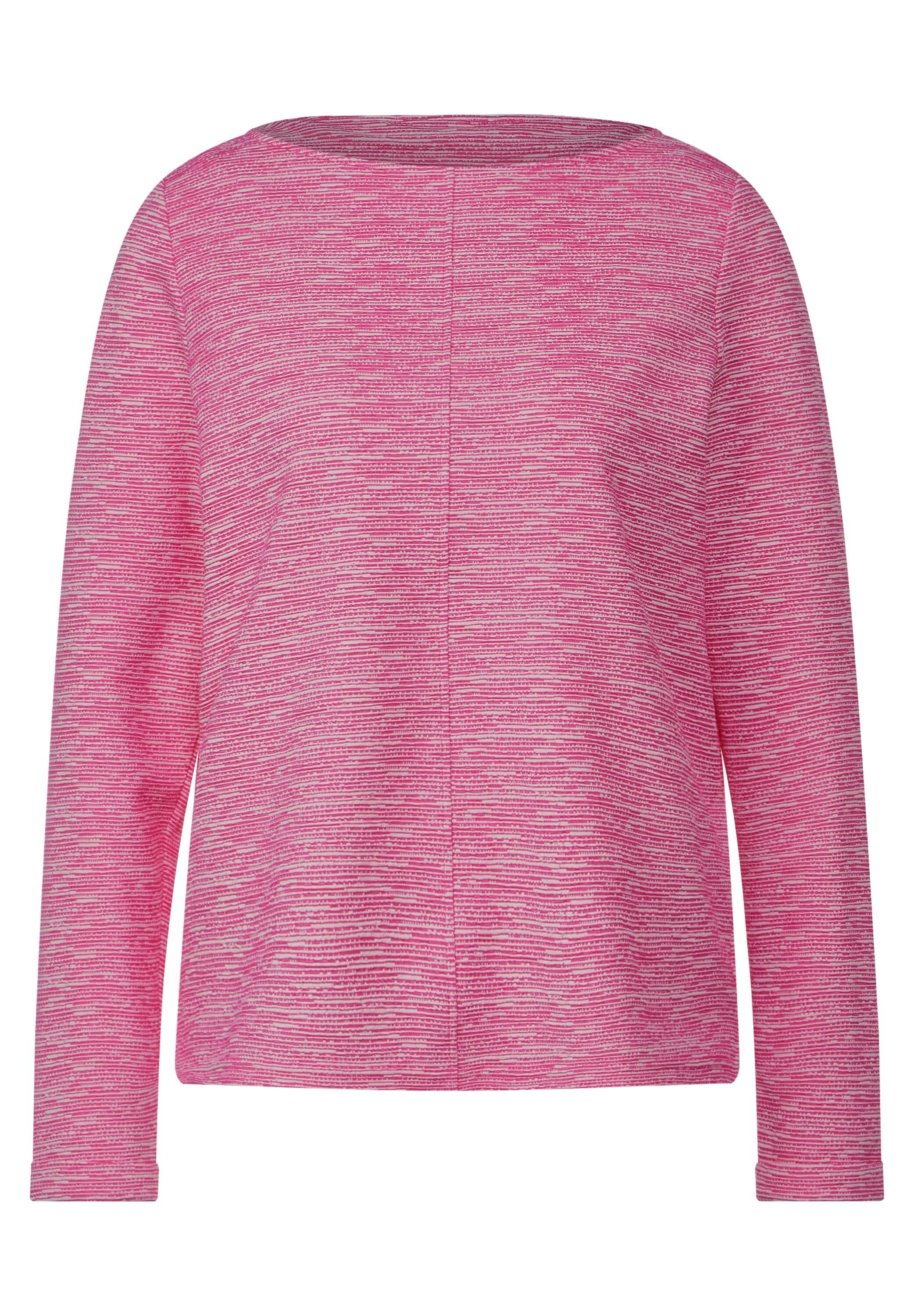 STREET ONE Langarmshirt mit dekorativer Frontnaht