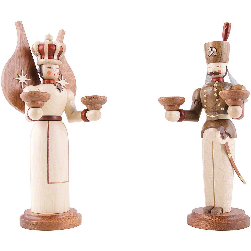 Müller Kleinkunst GmbH Seiffen Dekofigur Engel und Bergmann (27cm) von Müll günstig online kaufen