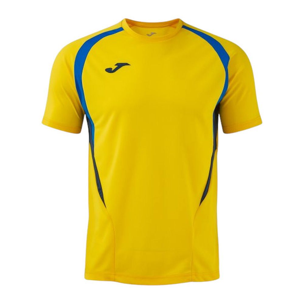Joma T-Shirt Championship 20 (hoher Tragekomfort, rec. Polyester) gelb/royalblau