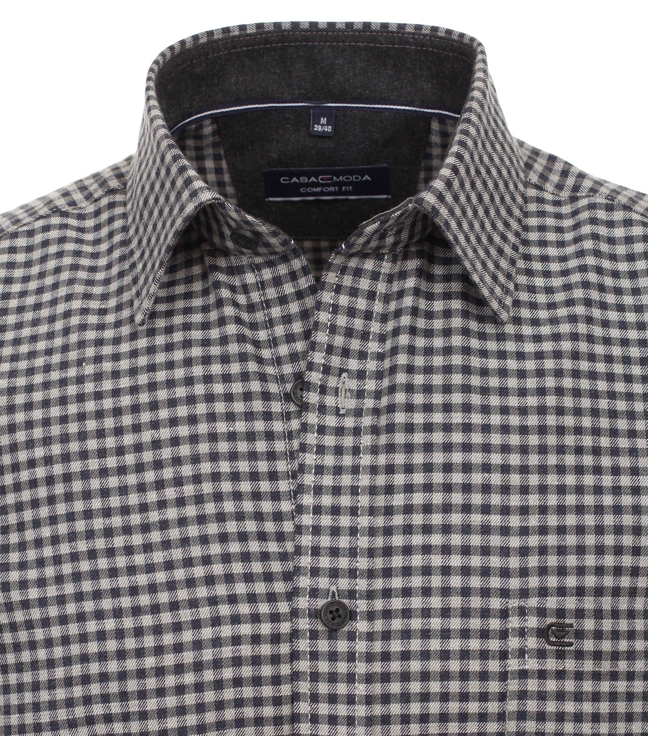 CASAMODA Langarmhemd CASAMODA Freizeithemd kariert