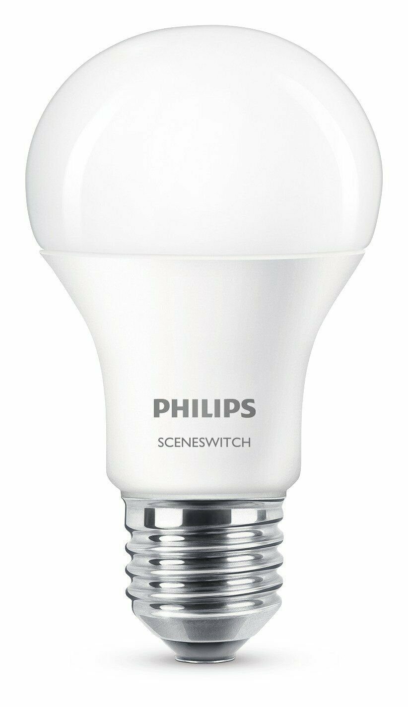 8W E27 Birnenform Aufbauleuchte LED Leuchtmittel SceneSwitch 806lm Philips Philips Warmweiß