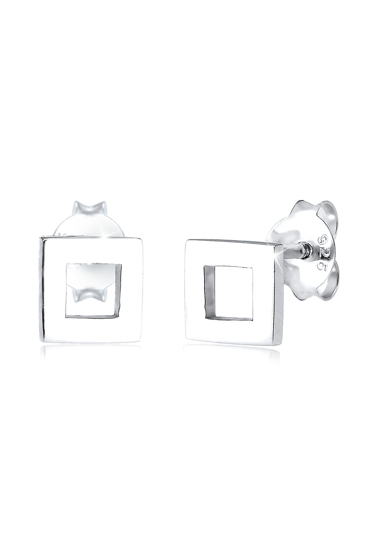 Elli Paar Ohrstecker Ohrstecker Quadrat 925 günstig online kaufen