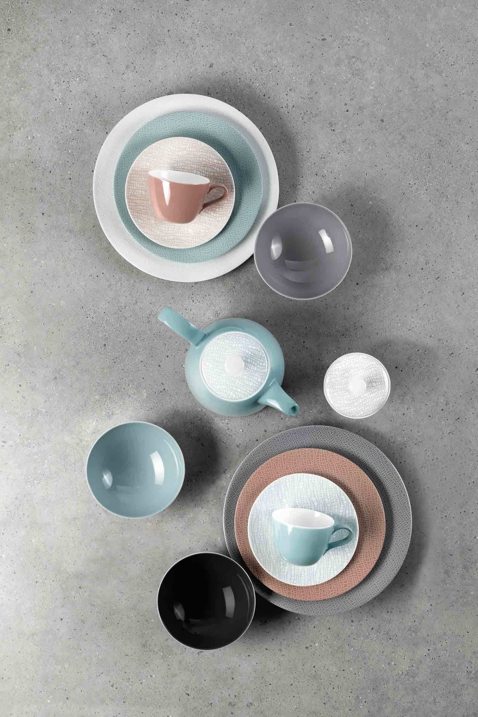 Seltmann Weiden Frühstücks-Geschirrset Life Fashion Frühstücks-Set 18er Set (18-tlg), 6 Personen, Porzellan