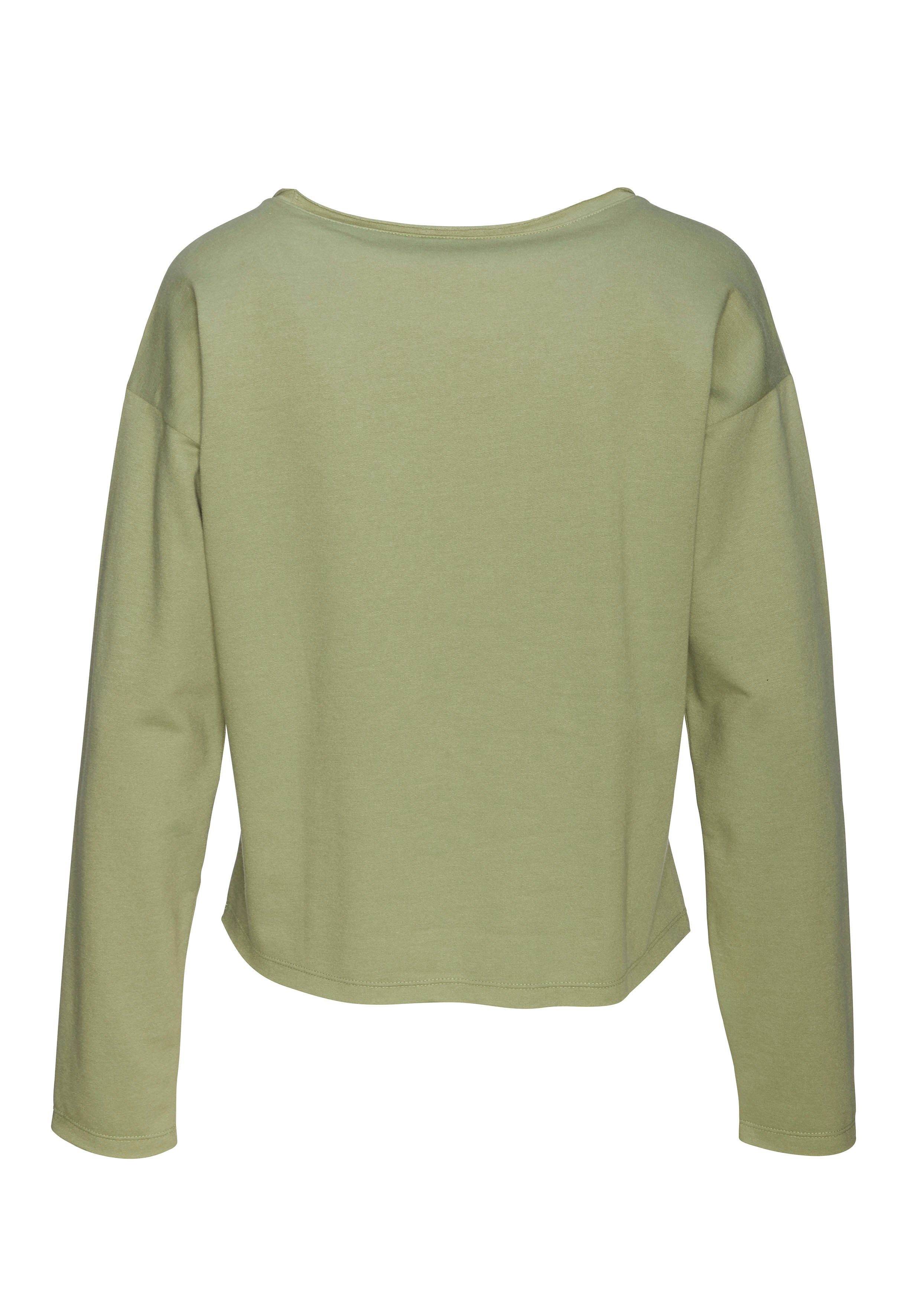 LASCANA Sweatshirt mit Statement Druck, Loungewear