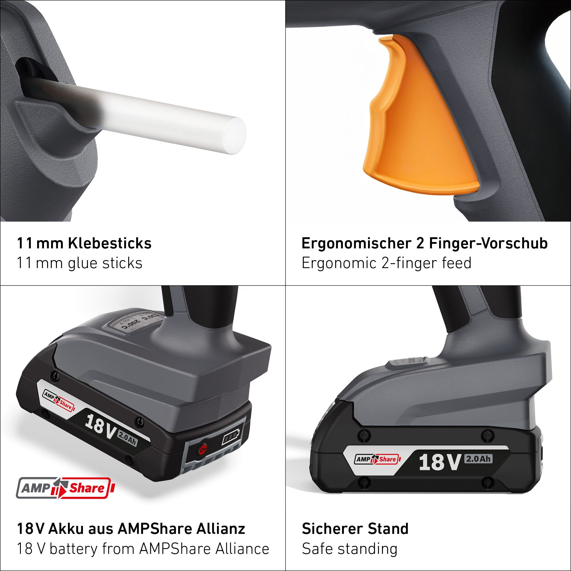 steinel Heißklebepistole PRO MobileGlue 5011 AMP