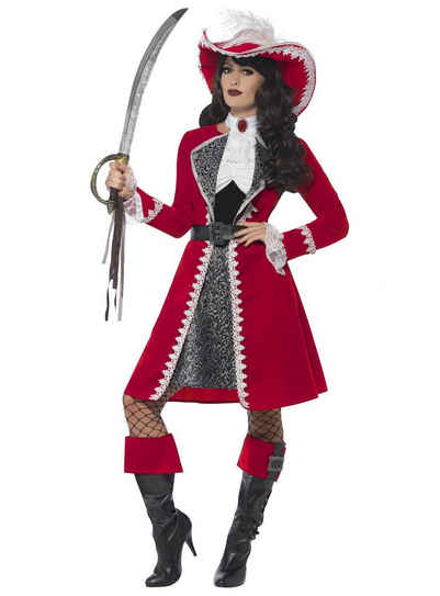 Smiffys Kostüm Hook Piratin, Da ist kein Haken bei: feiner Zwirn für weibliche Piraten