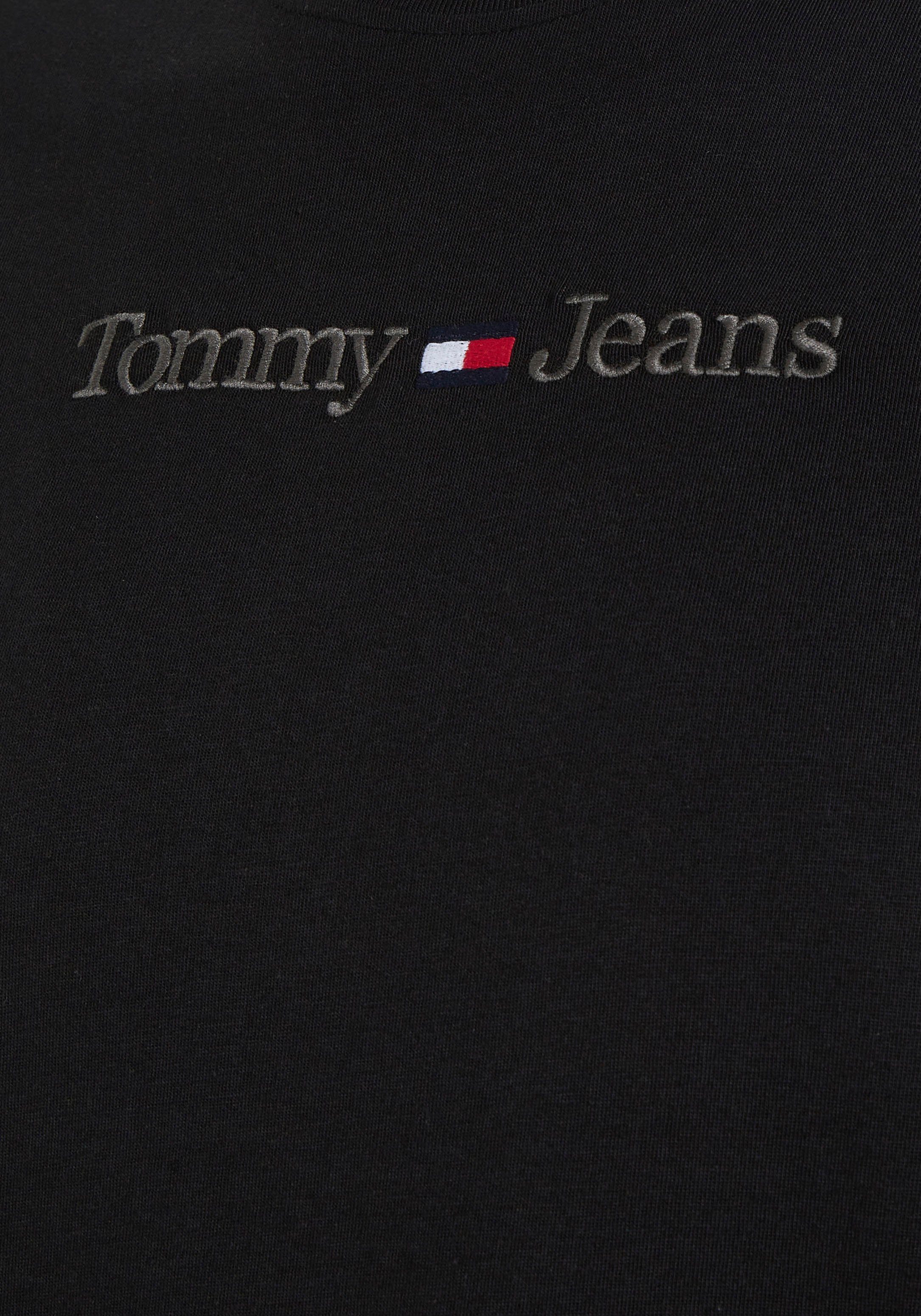 SMALL T-Shirt Jeans TEXT PLUS Black TEE TJM Plus Tommy