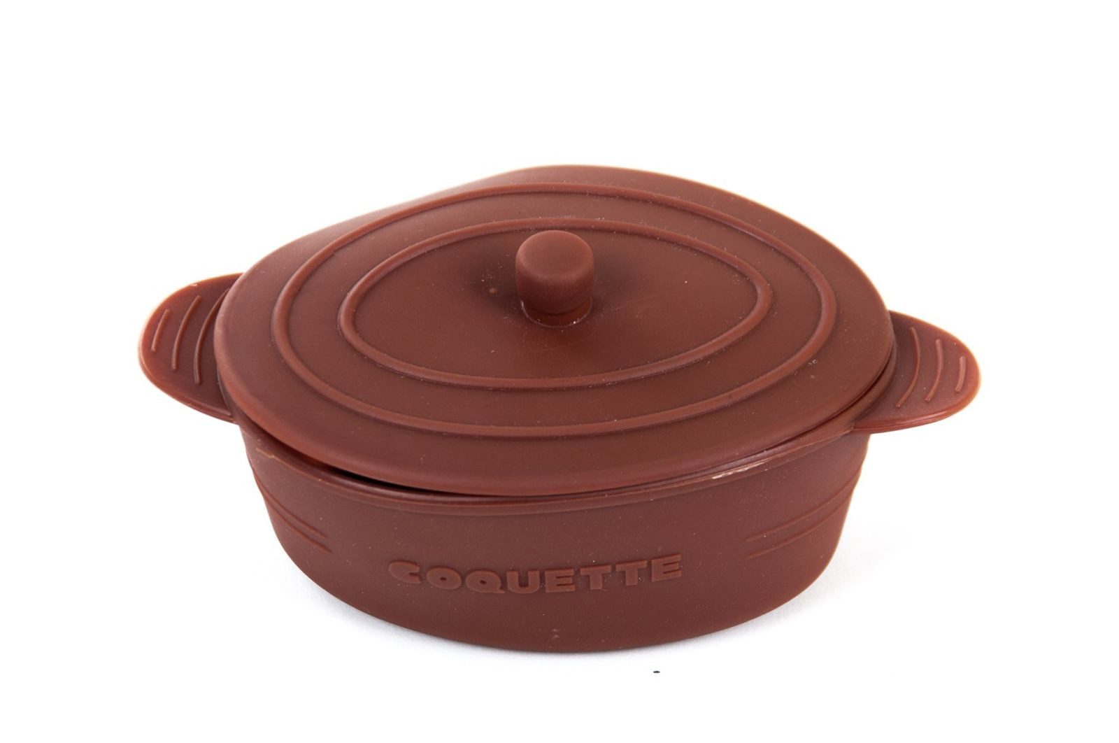 BURI Auflaufform Mini Kochgeschirr Silikon Cocotte Backform Auflaufform Kasserolle 240, Silikon