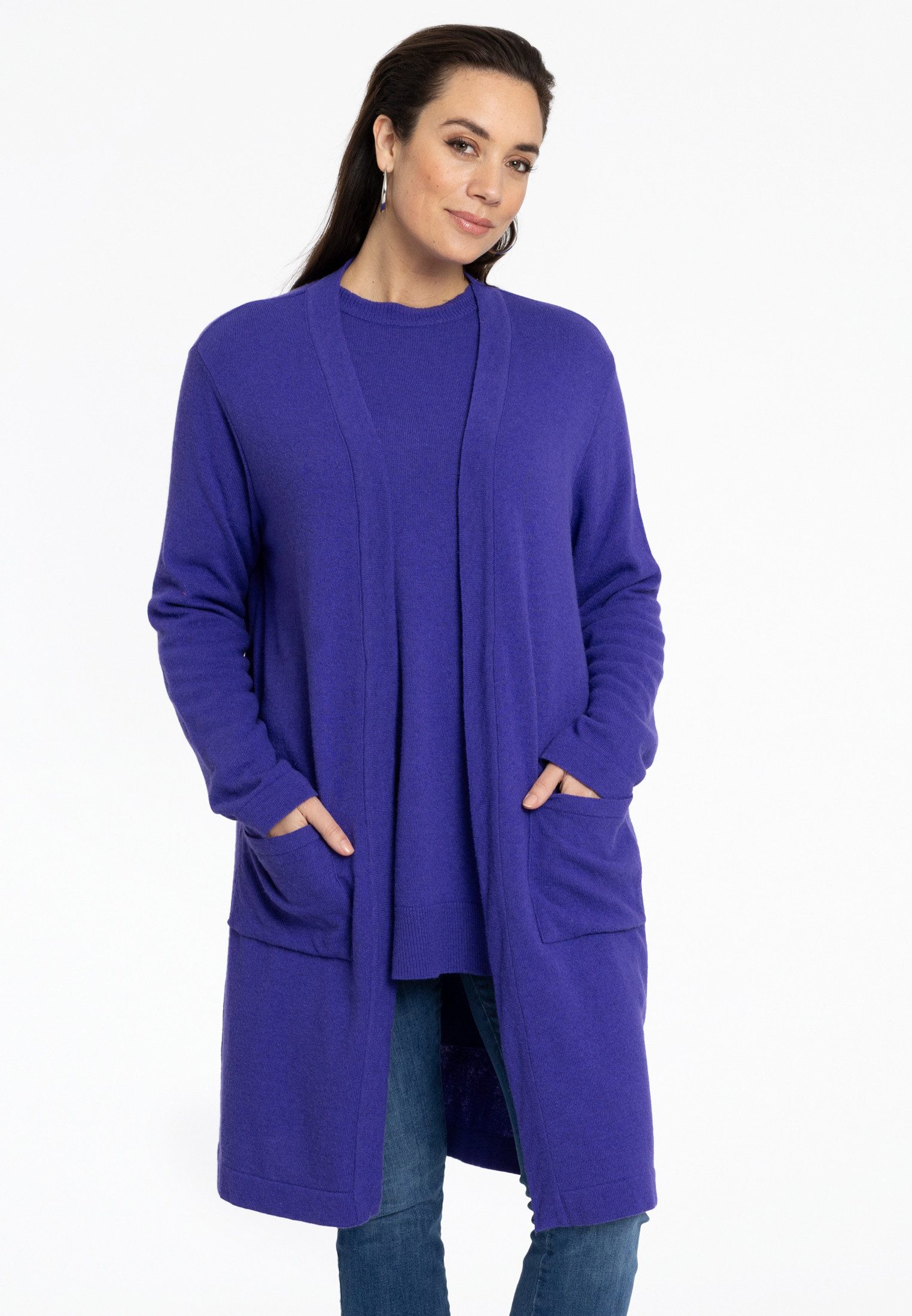 YOEK Cardigan Damen Strickjacke Große Größen