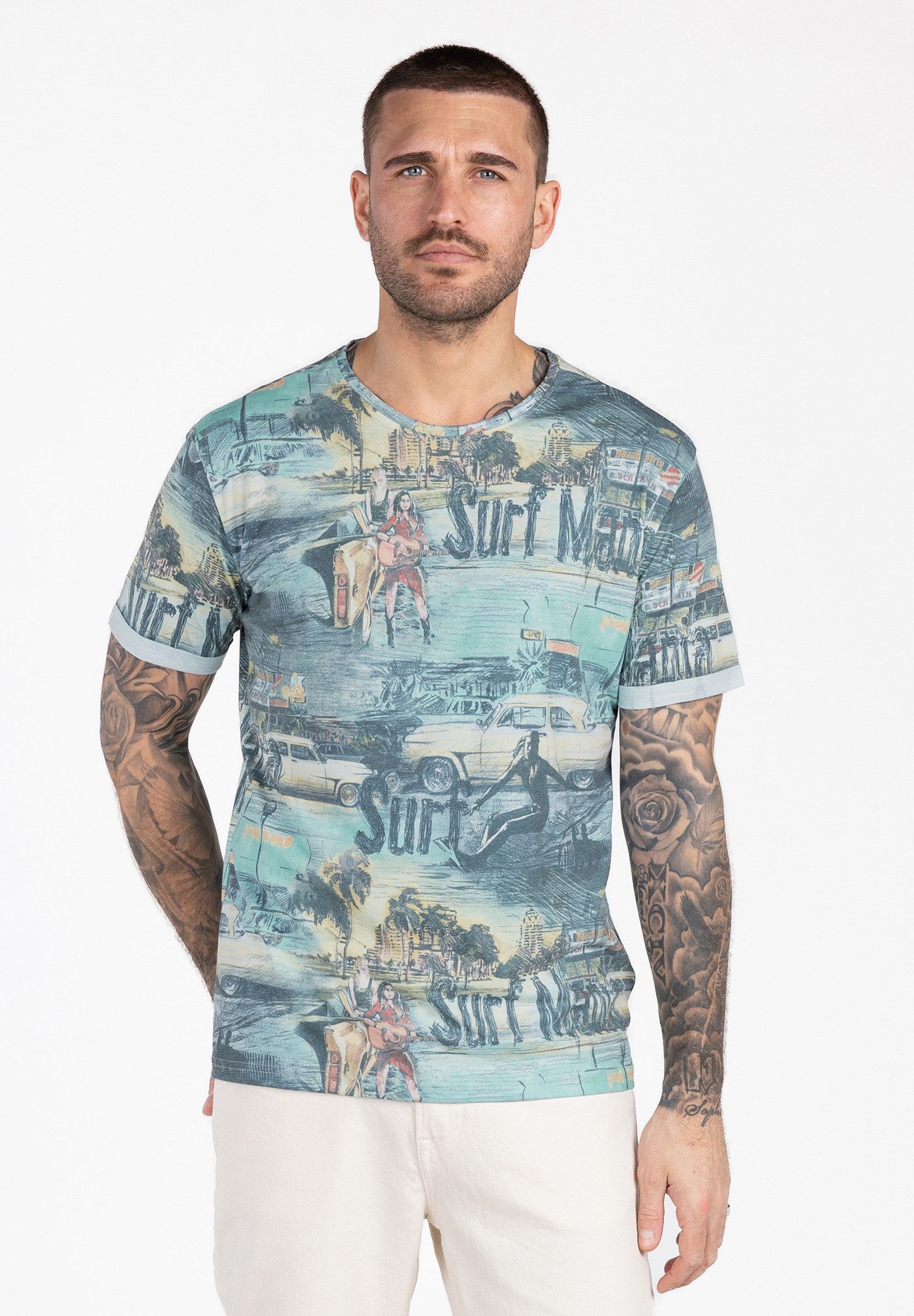 Key Largo T-Shirt MT KLSURF MANIA round (1er)