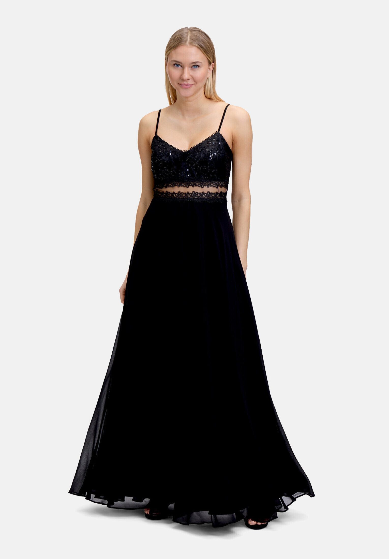 Vera Mont Abendkleid Damen mit Spitze Dekoelemente