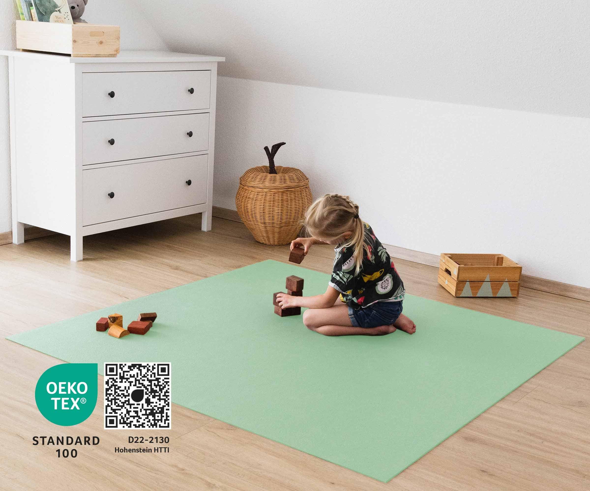 Ehrenkind Spielmatte Krabbelmatte Rutschfest, Made in Germany (Krabbeldecke für Baby, Hochwertige Krabbelmatte Baby), Spielmatte Baby, Rutschfeste Spielunterlage