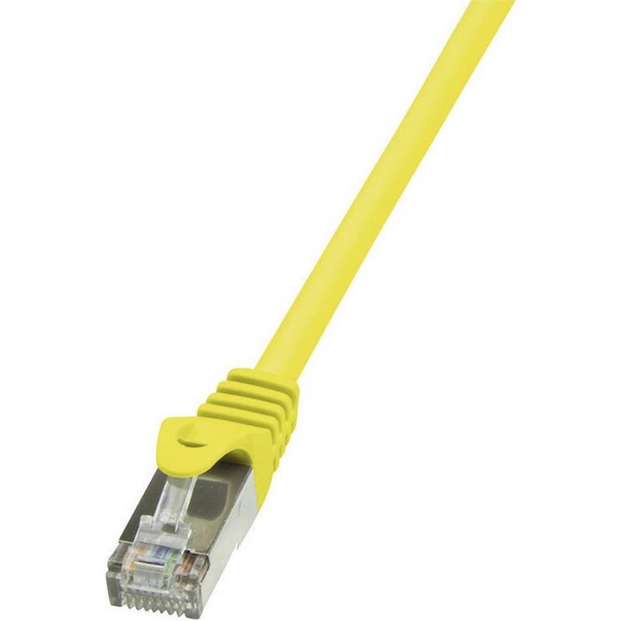 LogiLink Netzwerkkabel CAT 5e F/UTP 1 m LAN-Kabel (1.00 cm)