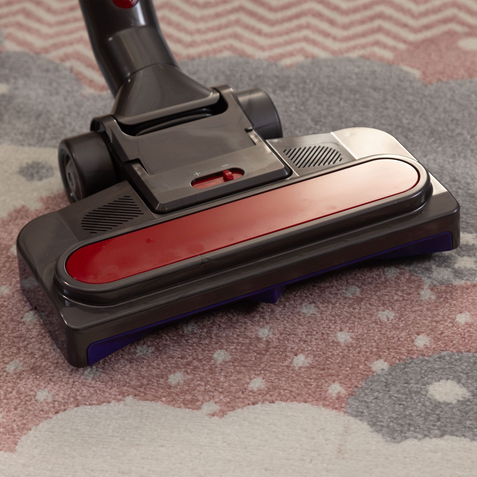 SIMPEX24 Teppich Wolken Design, Läufer, Höhe: 10 mm, Teppich Kinderzimmer Wolke Design Kinder Teppich Rosa Babyzimmer