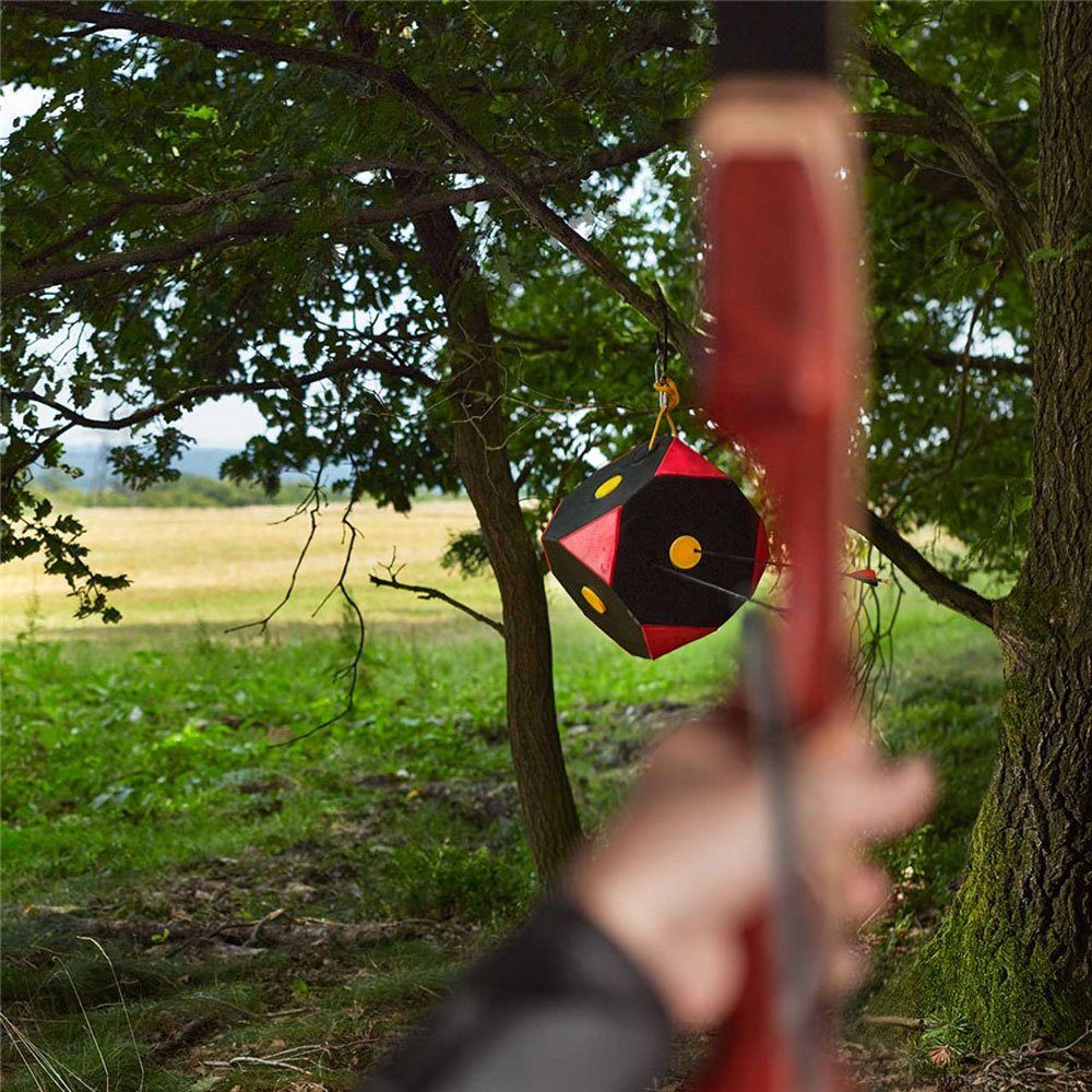 Bogenschießen Zielscheibe Schießwürfel Yate Targets rot 30cm Yate Cube