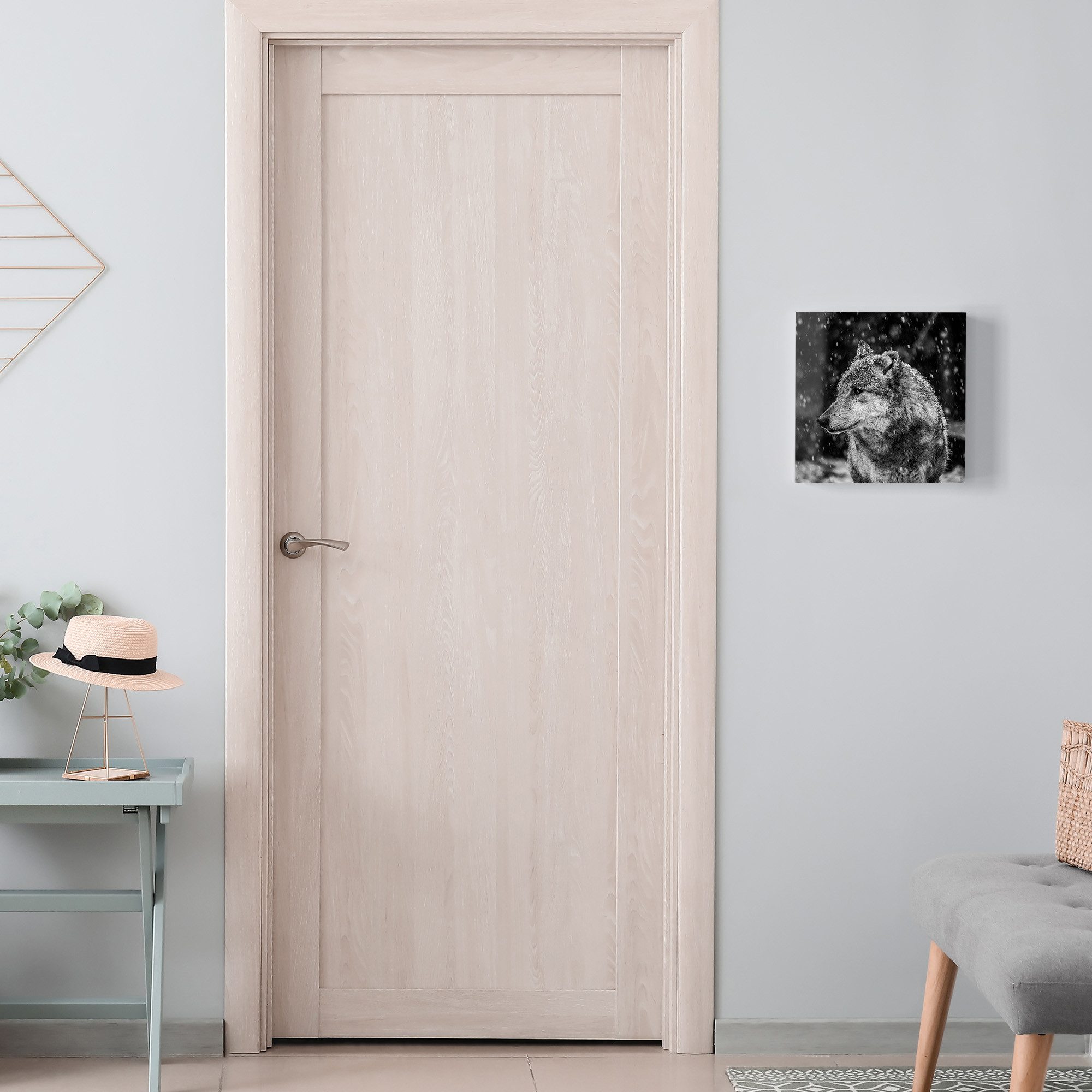 DEQORI Schlüsselkasten 'Winterwächter', Glas Schlüsselbox modern magnetisch beschreibbar