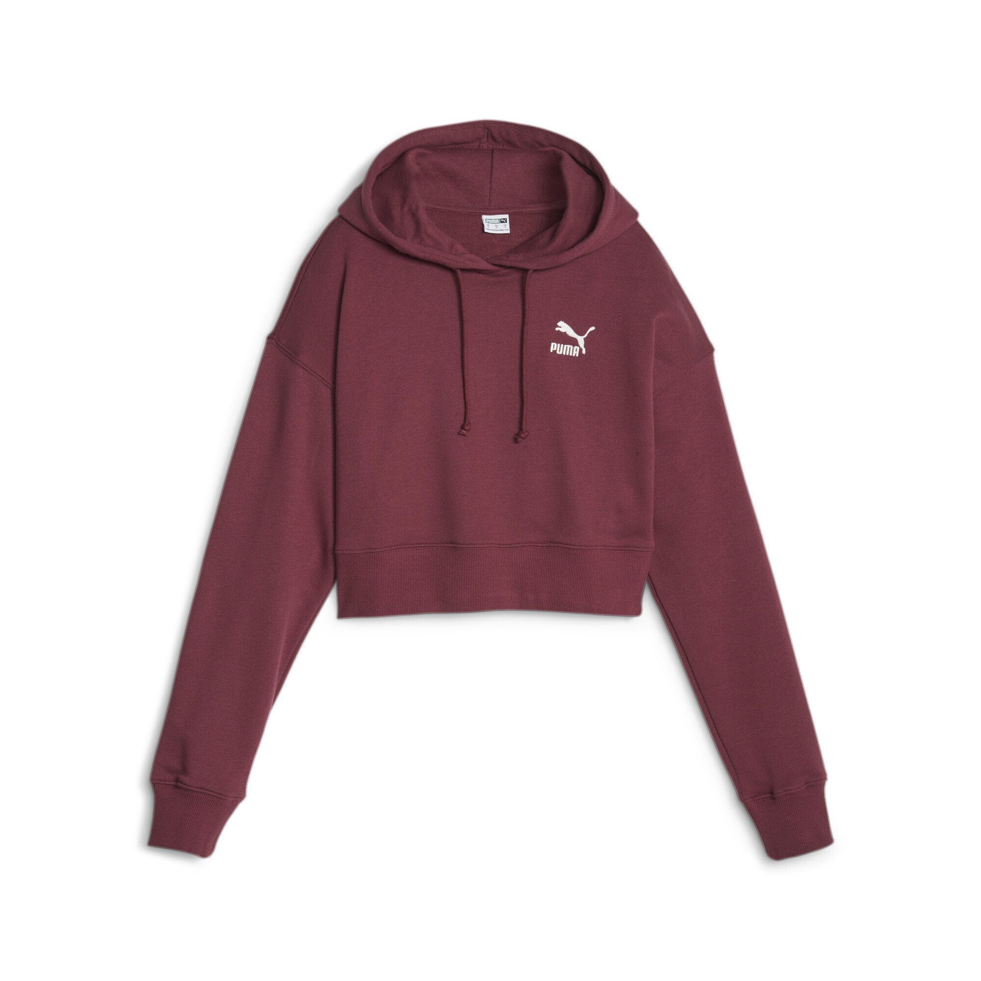 PUMA Sweatshirt Classics Cropped Hoodie Damen