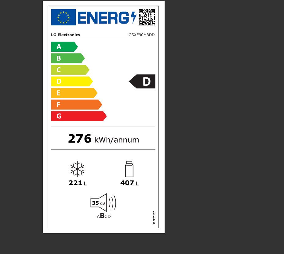 Energieeffizienzklasse: 