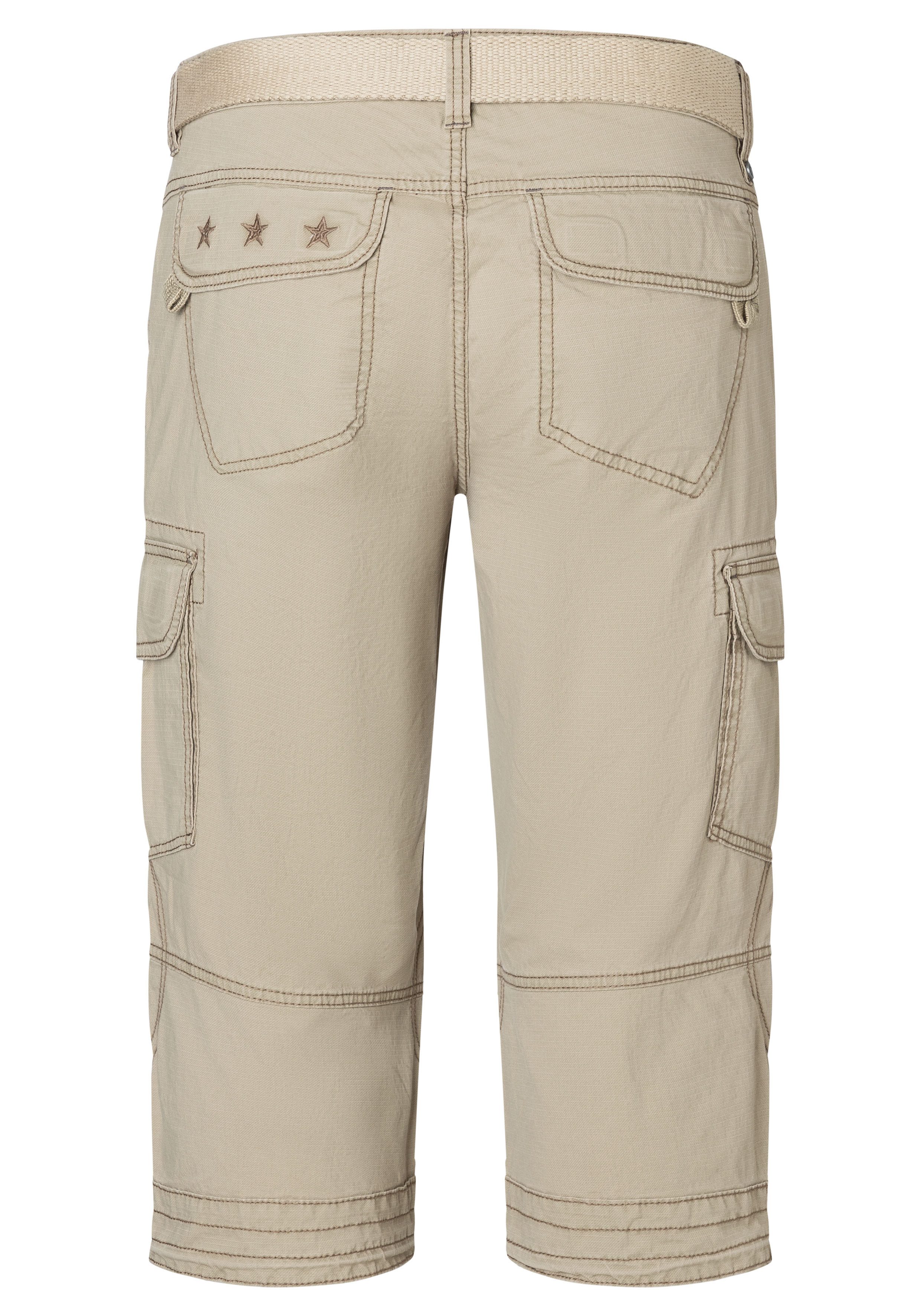 Timezone Herren 3/4 Cargo Hose LOOSE MILESTZ SHORT Mid Waist Loose Fit - Ol günstig online kaufen