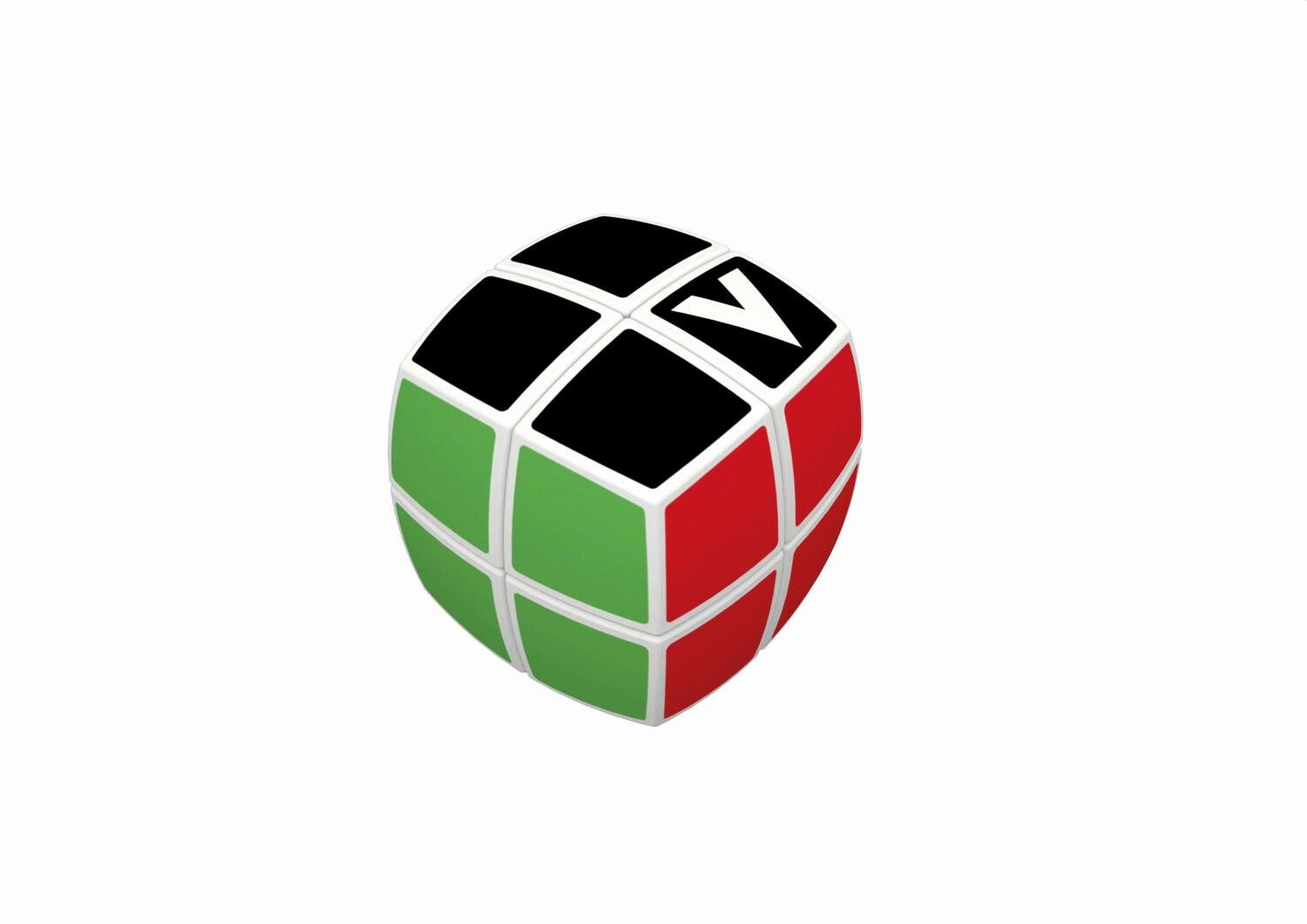 BrainBox Spiel, V-Cube - Zauberwürfel gewölbt 2x2x2