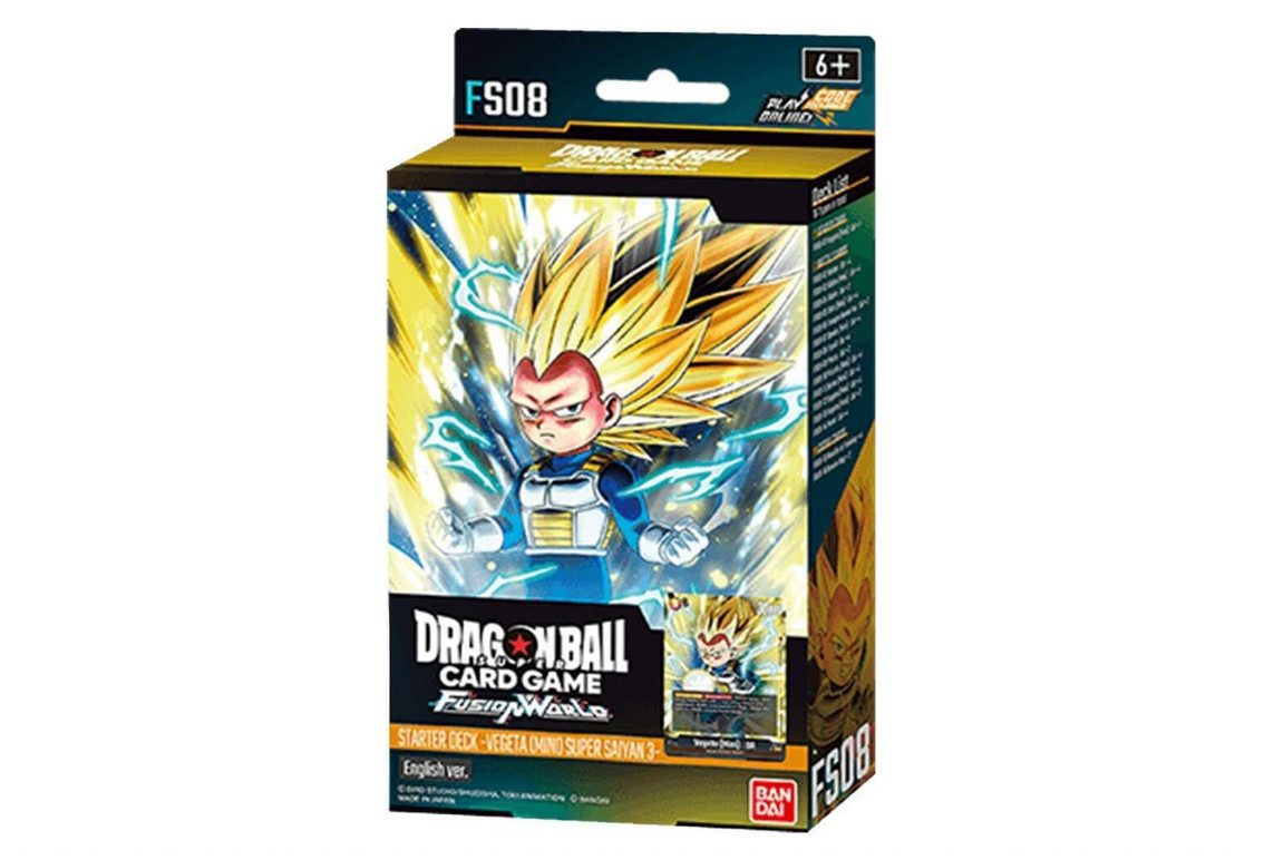 Bandai Sammelkarte Dragonball Super Card Game - Fusion World FS08 Vegeta Mini Englisch