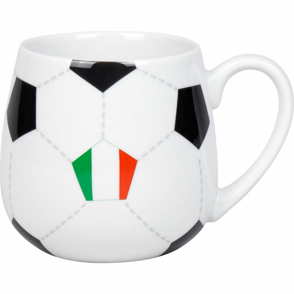 Könitz Becher Kuschelbecher Fußball Italien, Porzellan
