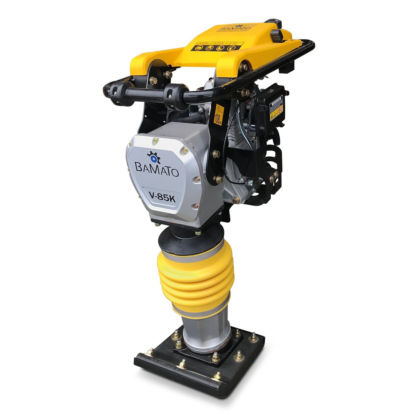BAMATO Vibrationsstampfer V-85K, 2-tlg., inklusive Fahrwerk