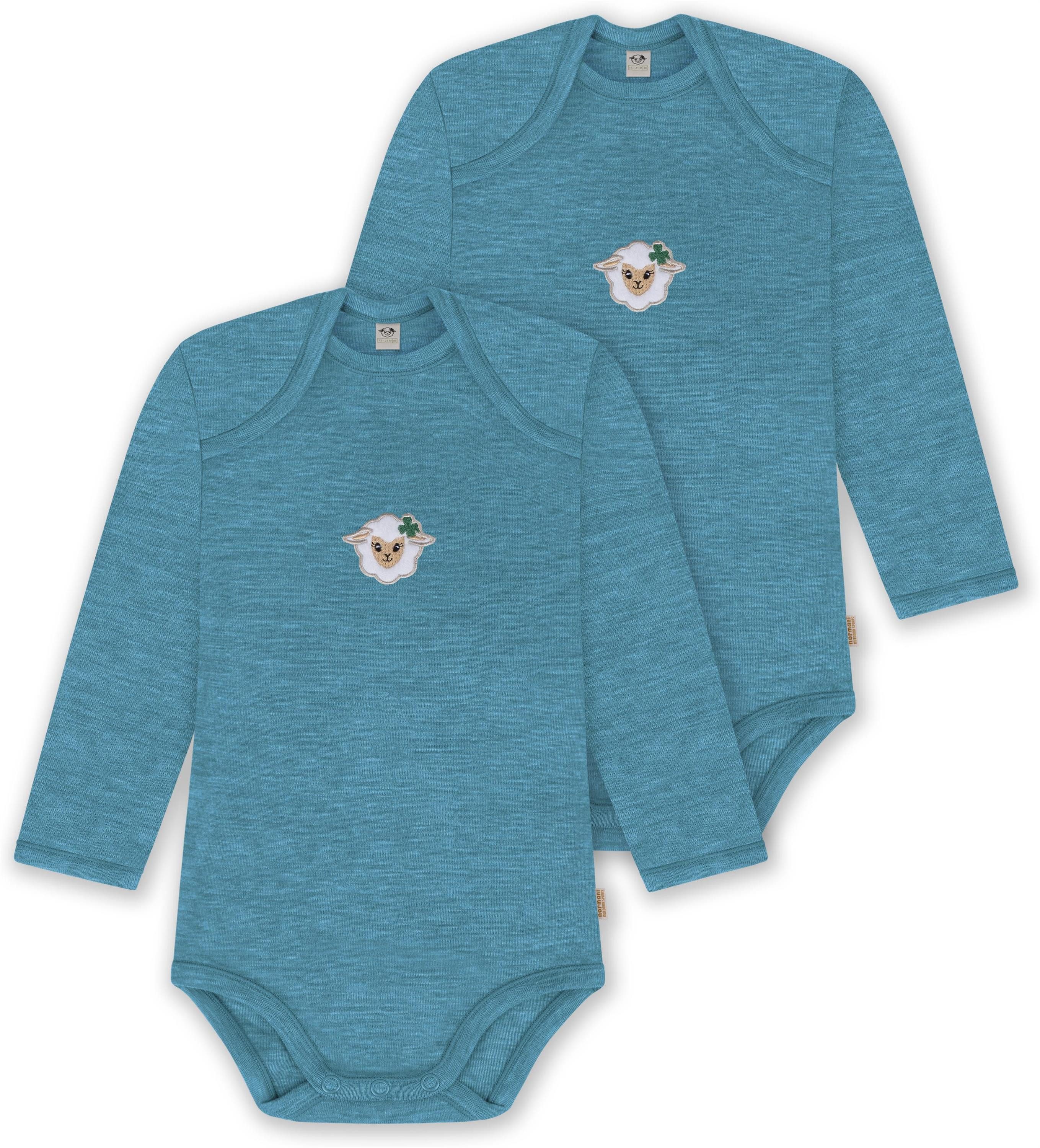 Langarmwickelbody 2er Pack Baby Merino Body Langarm Auckland