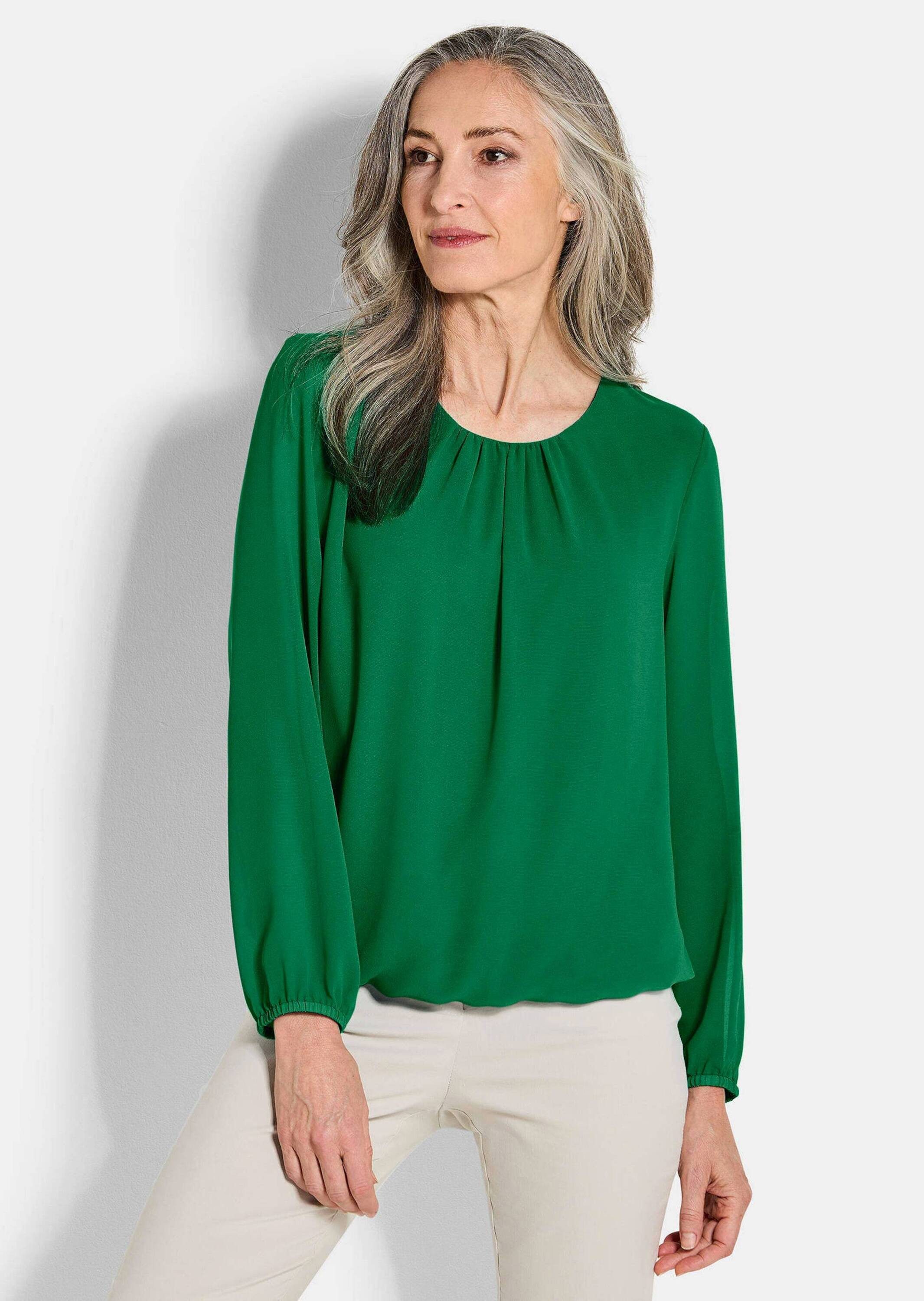 GOLDNER Klassische Bluse Elegante Bluse aus günstig online kaufen