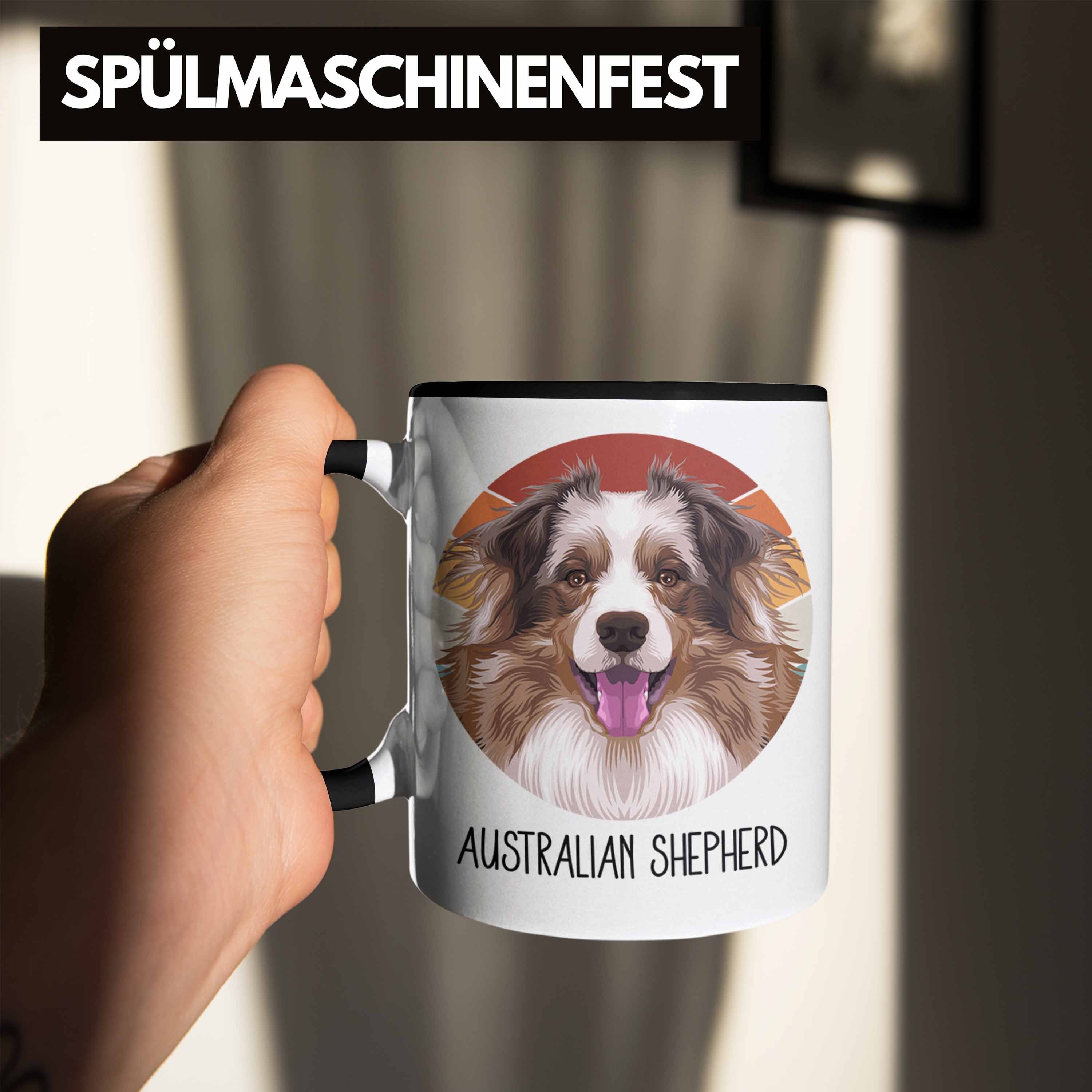 Trendation Shepherd Spruch Geschenk Besitzer Lustiger Australian Tasse Geschenkid Schwarz Tasse