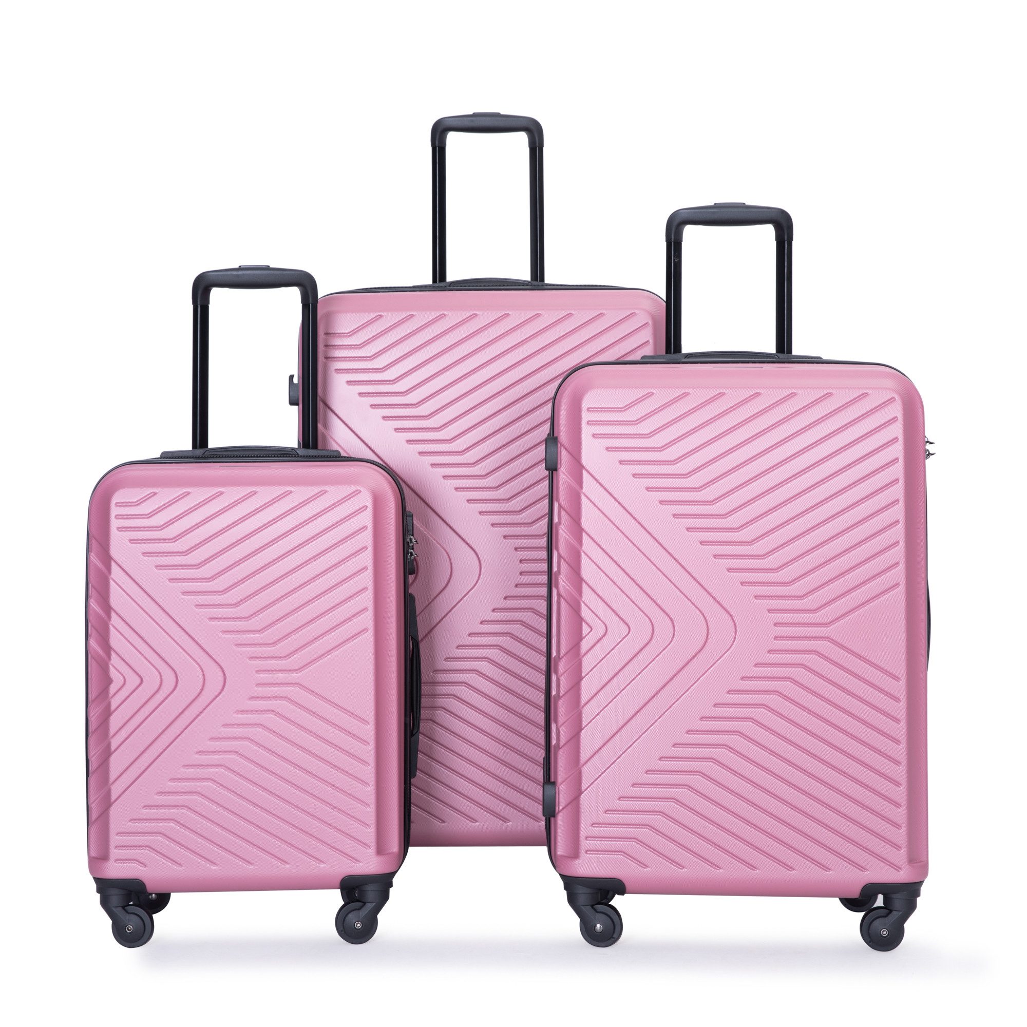 Travelhouse Trolleyset Bali, 4 Rollen, (Komplett Set, 3 tlg., 3-er Koffer S günstig online kaufen