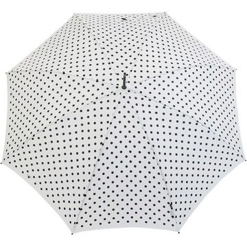 Knirps® Stockregenschirm Design Damenschirm mit Automatik - polka dots, groß und stabil