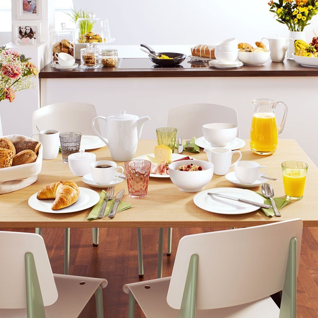 Villeroy & Boch Zuckerdose For Me Zuckerdose, Porzellan, (1-tlg), Premium Porcelain, mikrow.- & spülm.sicher, Made in Germany