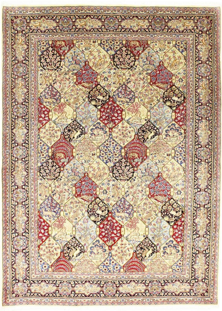 Orientteppich Kerman Rawar 209x299 Handgeknüpfter Orientteppich / Perserteppich, Nain Trading, rechteckig, Höhe: 12 mm