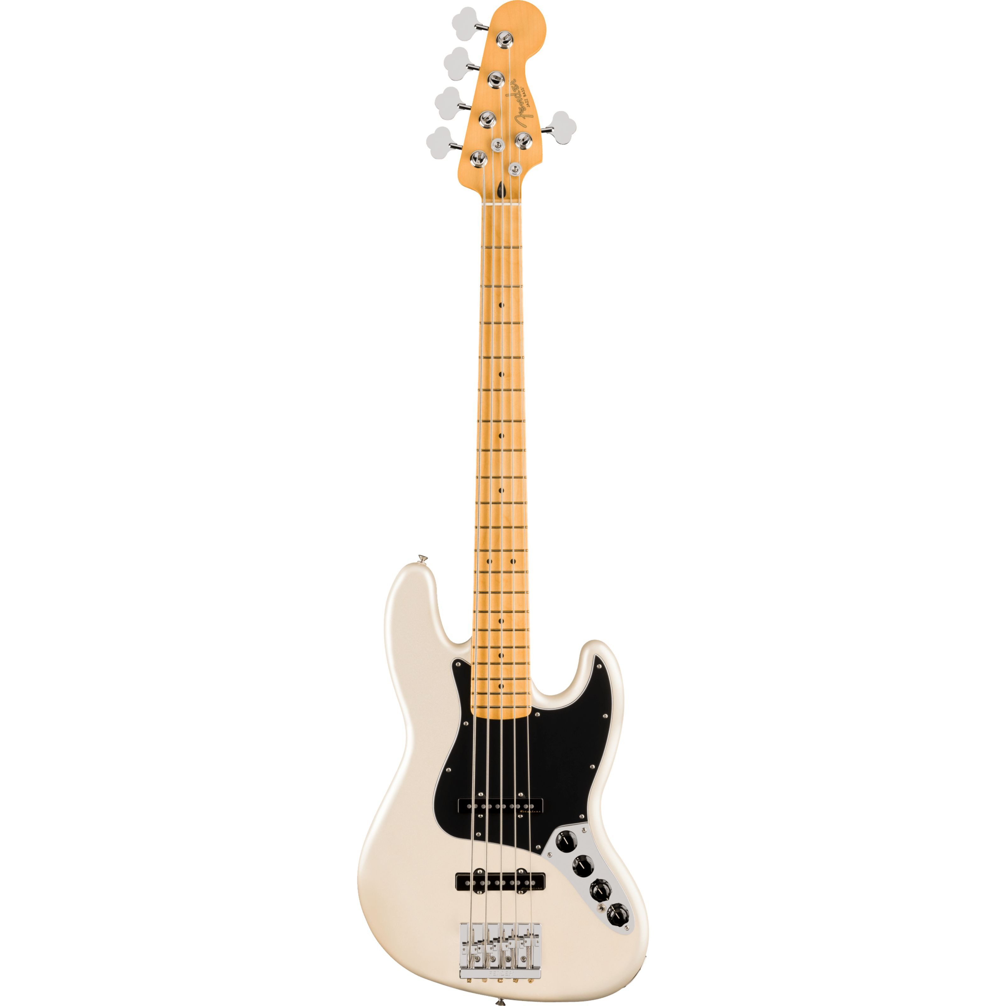 Fender E-Bass, E-Bässe, 5-Saiter E-Bässe, Player II Modified Jazz Bass V MN Olympic Pearl - E-Bass