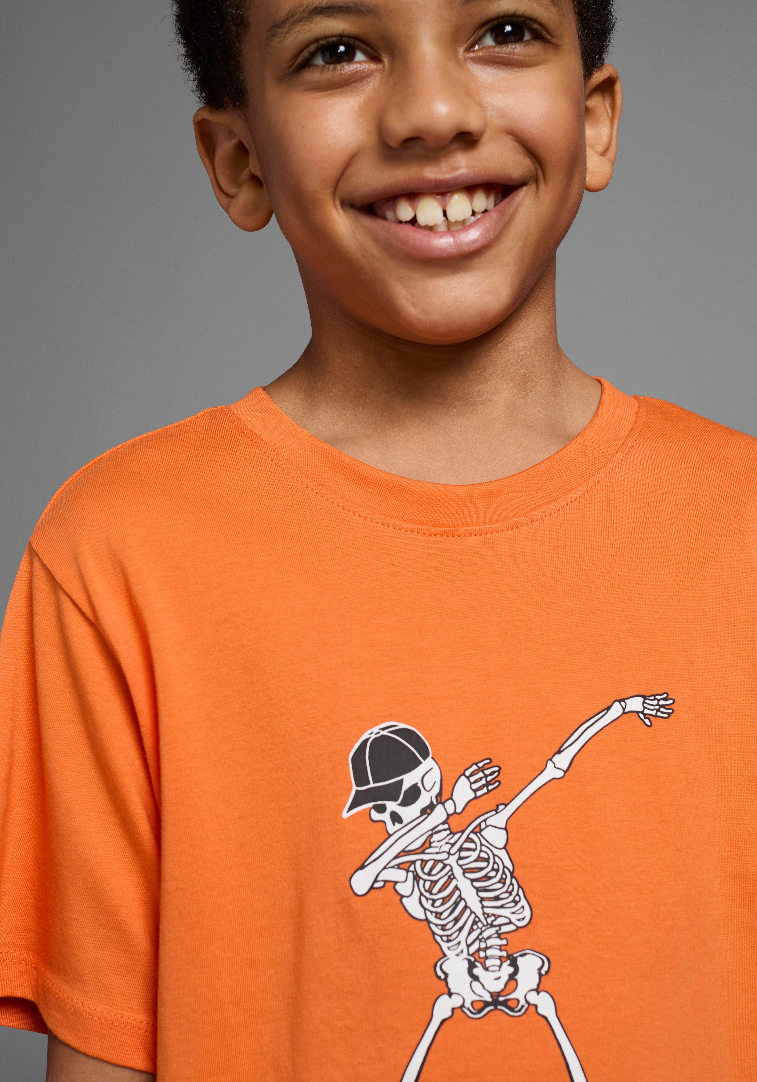 KIDSWORLD T-Shirt Mit coolem Druck: NEXT LEVEL Kurzarm, Basic-Schnitt, mit trendigen Statements und Sprüchen