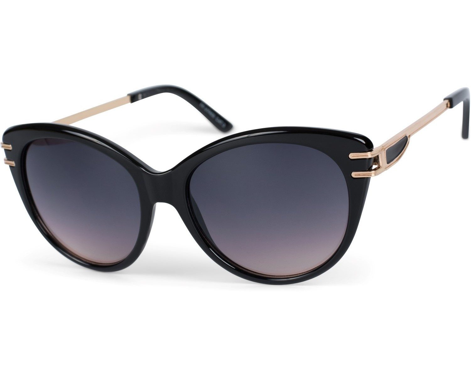 styleBREAKER Sonnenbrille Cat-Eye Sonnenbrille Schmetterling Oversize & Metallbügel (1-St) Gradient